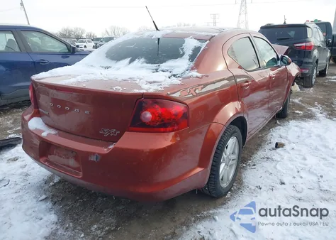 2012 Dodge Avenger Sxt from USA, damaged, VIN 1C3CDZCB1CN179549